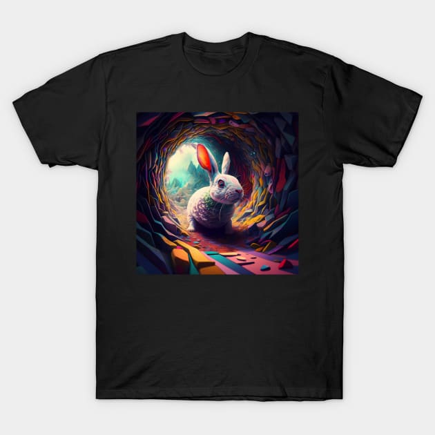 Going down the rabbit hole T-Shirt by pixnsheezy